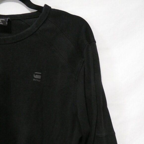 G-STAR RAW | XL - extra large | Sleek Black Long Sleeve Cotton Shirt - Picture 5 of 15